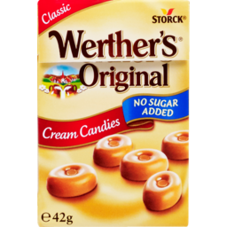 Photo of Werther's Original Caramel Cream Candies Minis No Sugar Added 42g