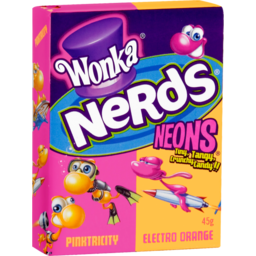 Photo of Wonka Nerds Confectionery Neons 45g