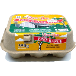 Photo of Rivergum Free Range Egg Extra Large 350gm 6pack