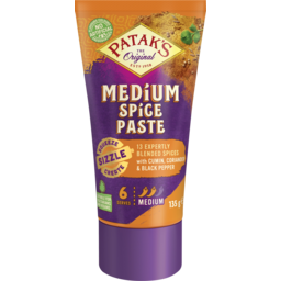 Photo of Pataks Medium Spice Paste Tube 135g