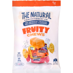 Photo of The Natural Confectionery Co. Fruity Chews Lollies 220gm