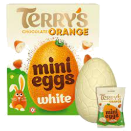 Photo of Terrys White Choc Orange Mini Eggs 80g