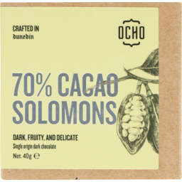 Photo of Ocho Chocolate 70% Cacao Solomons