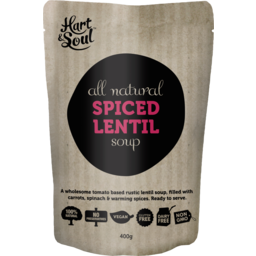 Photo of Hart & Soul All Natural Spiced Lentil Soup Pouch 400g