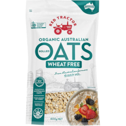Photo of Red Tractor Organic Wheat Free Australian Rolled Oats 600g