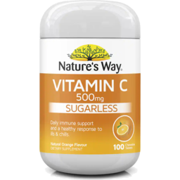 Photo of Natures Way Vitamin C Sugar Free Chewables 100 Pack