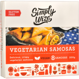 Photo of Simply Wize Gluten Free Vegetarian Samosas
