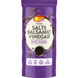 Photo of Sunrice Salt & Balsamic Vinegar Flavoured Thin Rice Cakes