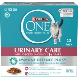 Photo of Purina One Urinary Care 1+ Years Chicken In Gravy Cat Food