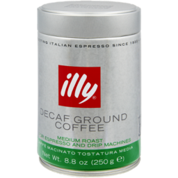 Photo of Illy Decaf Medium Roast Ground Coffee 