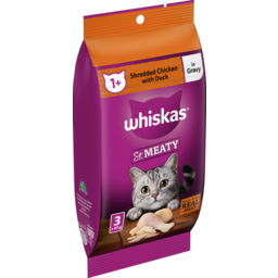 Photo of Whiskas Cat Food Pouch Oh So Chicken & Duck 3 Pack