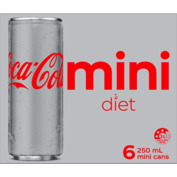 Photo of Coca Cola Diet Mini Soft Drink Cans