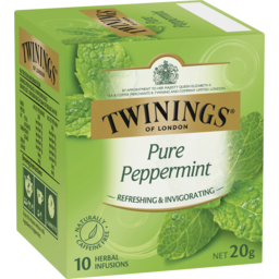Photo of Twinings Herbal Infusions Bags Pure Peppermint 10 Pack 20g