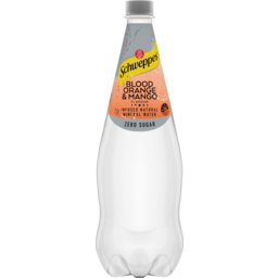 Photo of Schweppes No Sugar Infused Natural Mineral Water With Blood Orange & Mango Bottle