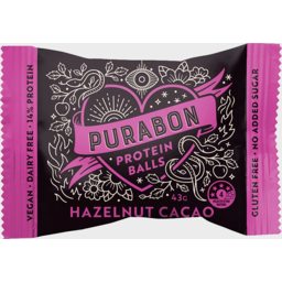 Photo of Purabon Hazelnut & Cacao Protein Ball 43g