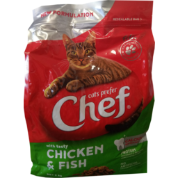 Photo of Chef Dry Cat Food Chicken & Fish 2kg