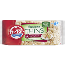 Photo of Tip Top - Sandwich Thins Lightly Seeded 