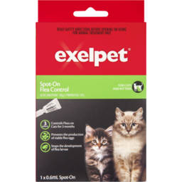 Photo of Exelpet Spot On Flea Control For Cats And Kittens Single Pack