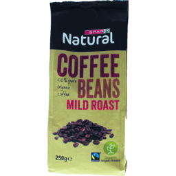 Photo of SPAR Natural Organic Coffee Beans Mild Roast 250g