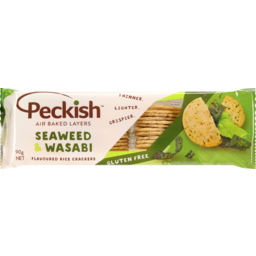 Photo of Peckish Crackers Seaweed & Wasabi