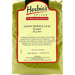 Photo of Herbies Lemon Myrtle Leaf 25g