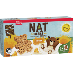Photo of Uncle Tobys Nestle Nat Breakfast Cereal Bears Honey Cereal Multipack 6x32g 