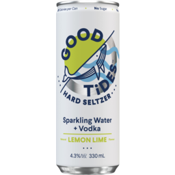 Photo of Good Tides Hard Seltzer Lemon & Lime Can