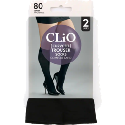 Photo of Clio Opaques Curvy Knee Highs Black 1 Size 2 Pack