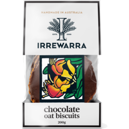 Photo of Irrewarra Chocolate Oat Biscuits 200g 200g