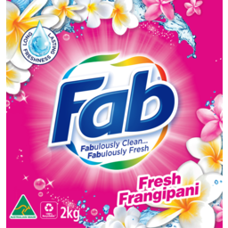 Photo of Fab Fresh Frangipani Front & Top Loader Laundry Powder 2kg