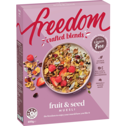 Photo of Freedom Crafted Blends Fruit & Seed Muesli 400g