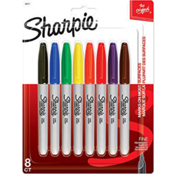 Photo of Sharpie Fine Point Permanent Marker Fashion Assorted - Pack Of 8