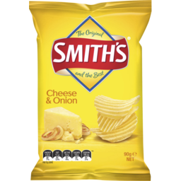 Photo of Smith's Crinkle Cut Cheese & Onion Potato Chips 90g