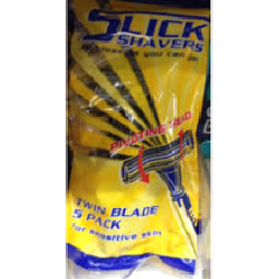 Photo of Slick Shaver Yellow 5 Pk 