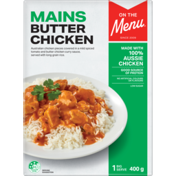 Photo of On The Menu Mains Butter Chicken