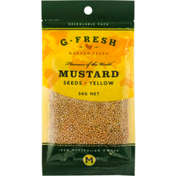 Photo of G Fresh Mustard Seeds Yellow 30gm