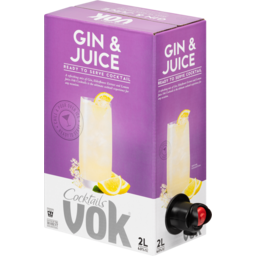 Photo of Vok Cocktails Gin & Juice 2l
