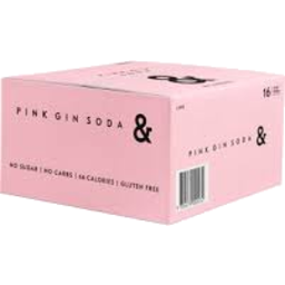 Photo of Ampersand Pink Gin Soda Cube