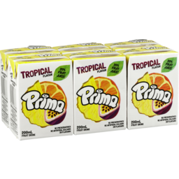 Photo of Prima Tropical Fruit Drink 6.0x200ml