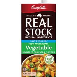 Photo of Campbells Real Stock Salt Reduced Vegetable