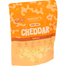 Photo of Nudairy Dairy Free Cheddar Style Cheese Shreds 300g