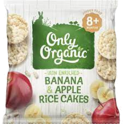 Photo of Only Organic Rice Cake Banana & Apple