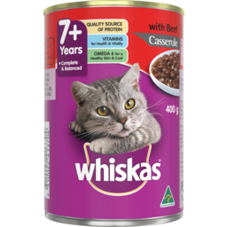 Photo of Whiskas 7+ Years Casserole With Beef Cat Food 400g