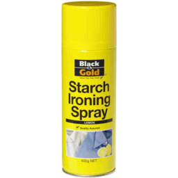 Photo of Black & Gold Starch Ironing Spray