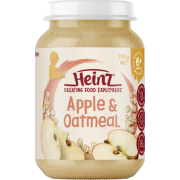 Photo of Heinz® Apple & Oatmeal Baby Food Jar 6+ Months 170g