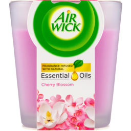 Photo of Air Wick Essential Oils Candle Cherry Blossom