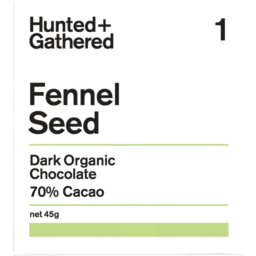 Photo of Hunted + Gathered Fennel Seed Chocolate