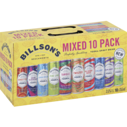 Photo of Billsons Vodka Mixed 10 Pack Can