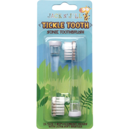 Photo of JACK N JILL Toothbrush Replacement Heads Tickle