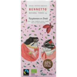 Photo of Benetto Raspberries In Dark 60% Cocoa Dark Chocolate